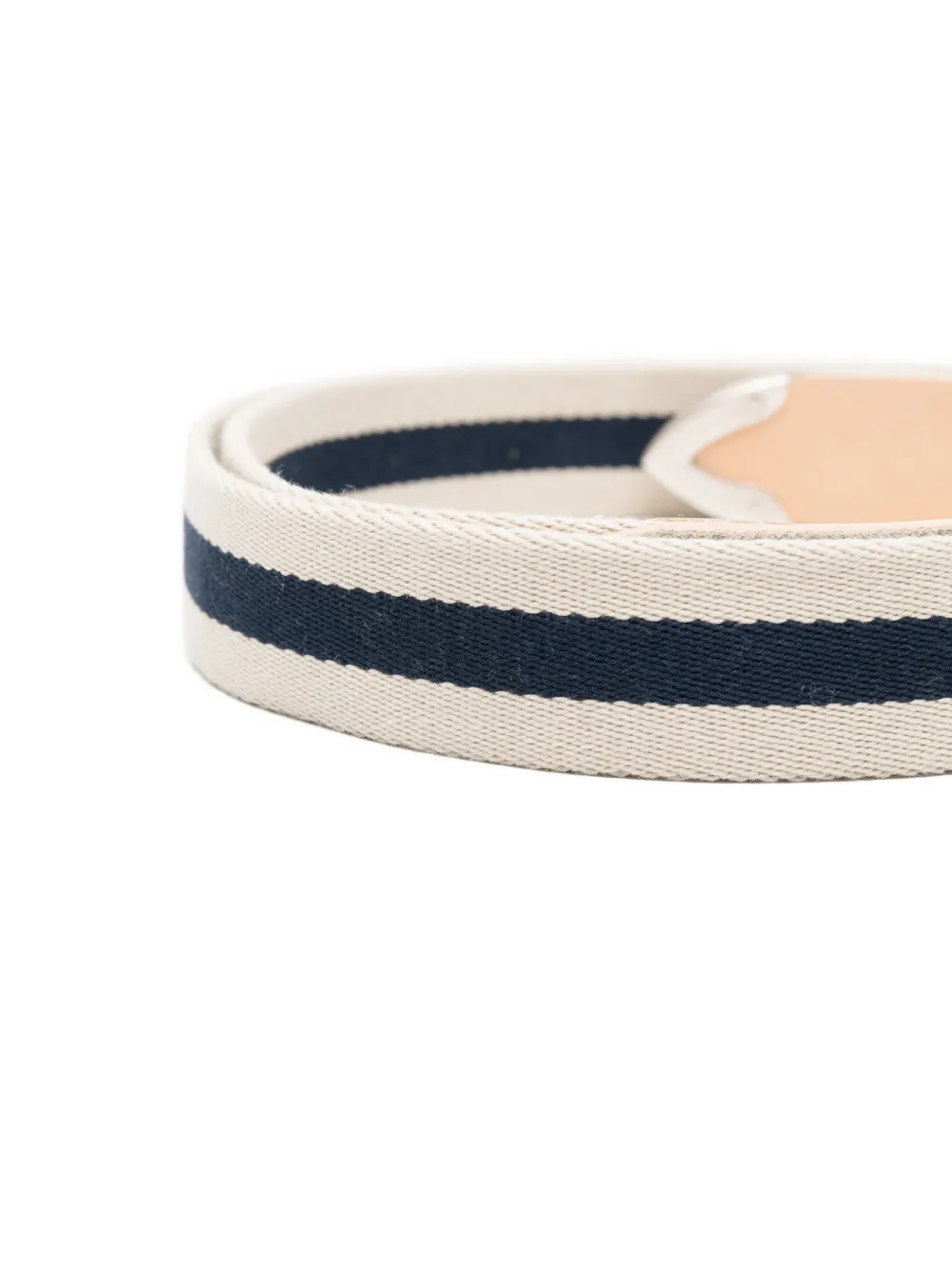  Eleventy Striped Belt - Neutrals 