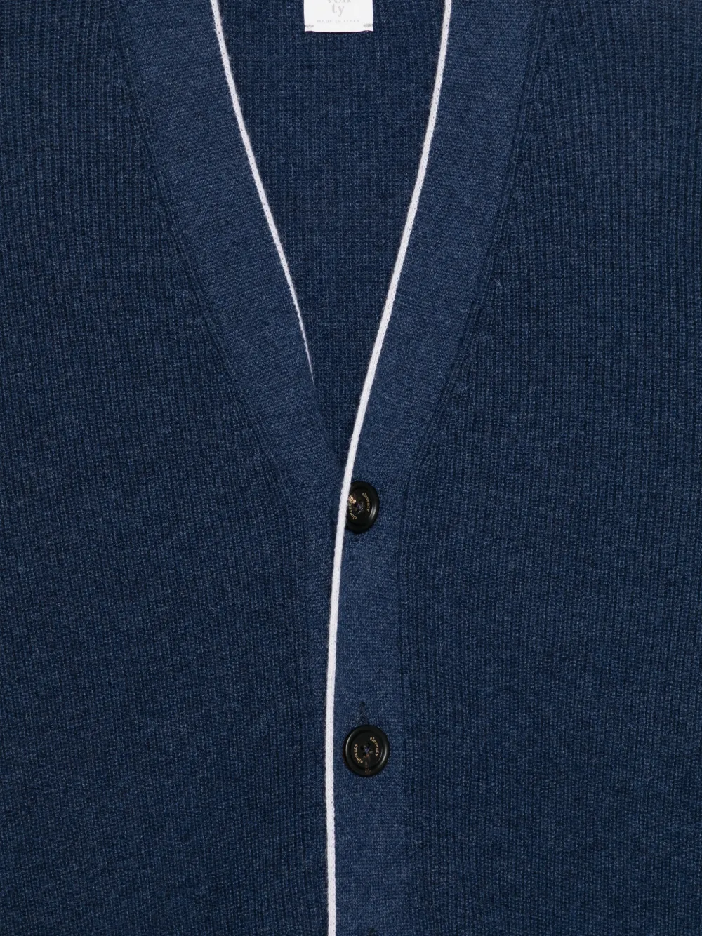 V-Neck Trim Cardigan