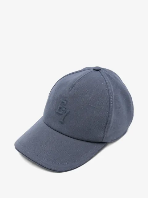 Eleventy logo-embroidered cap
