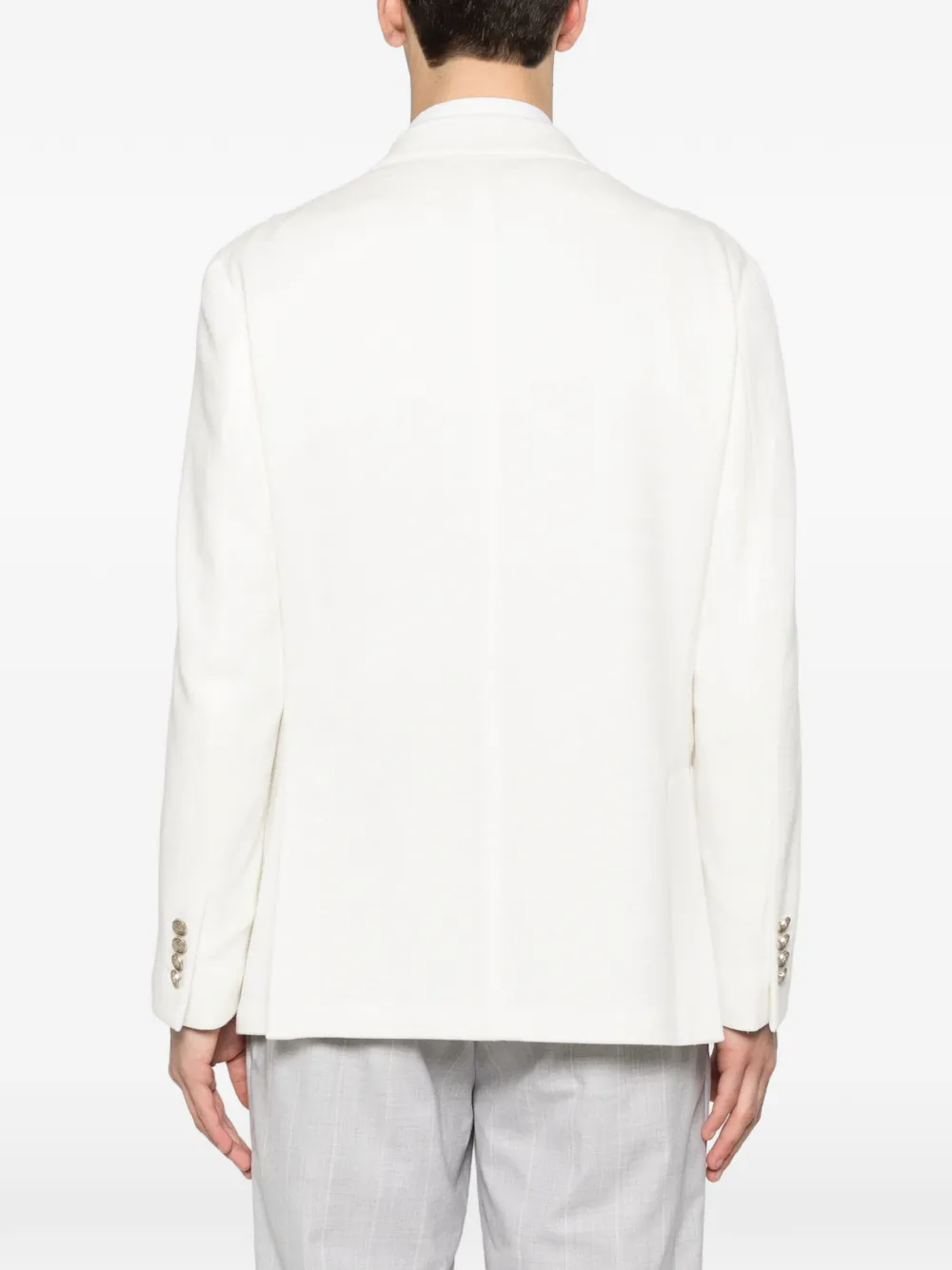 Eleventy Blazer met dubbele rij knopen Wit