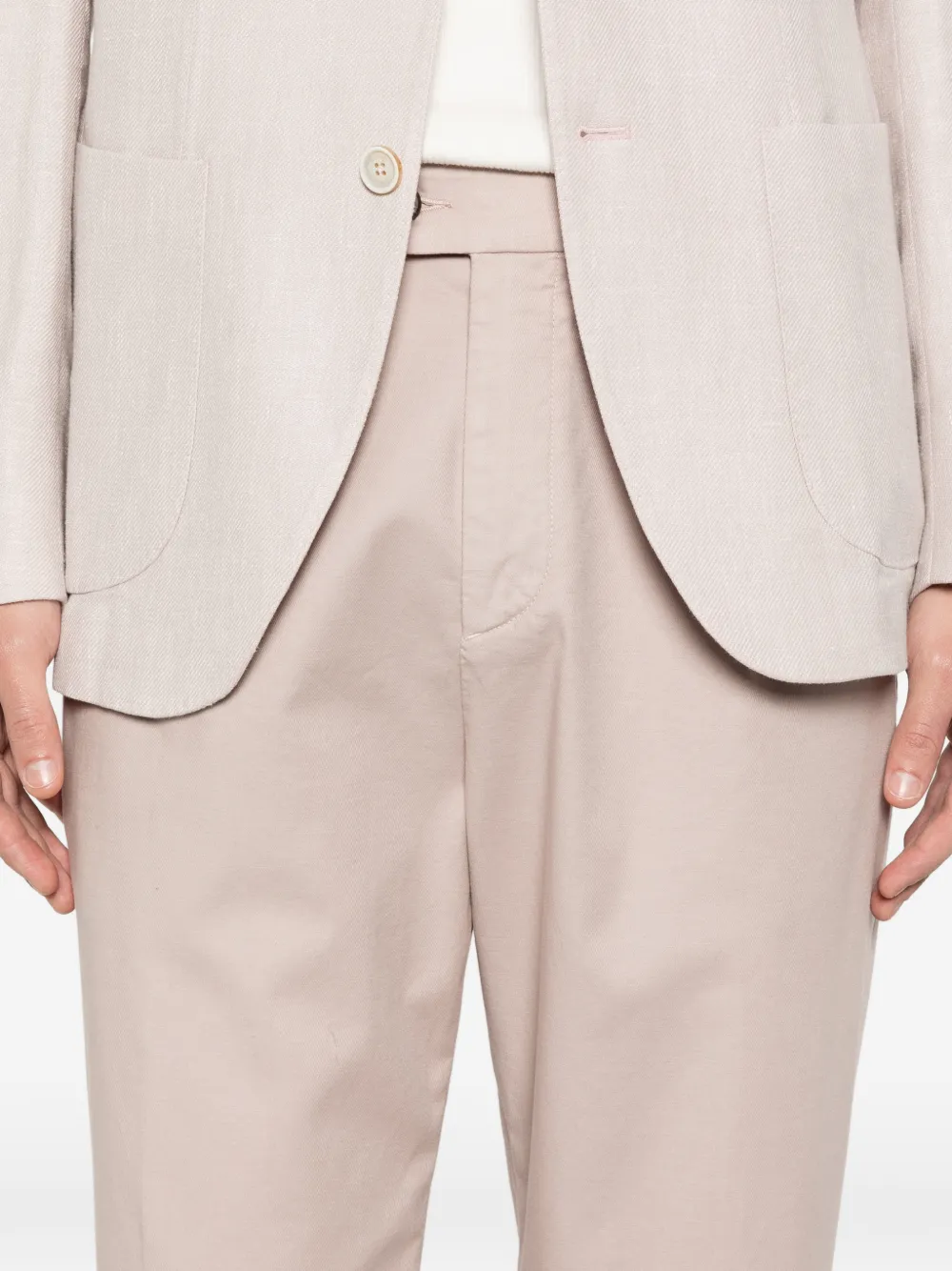 Eleventy Plooibroek Beige