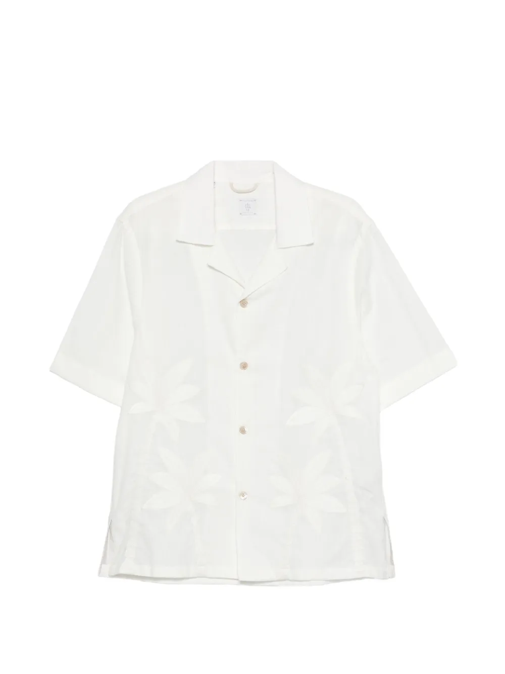 Eleventy Camicia Palm - Bianco