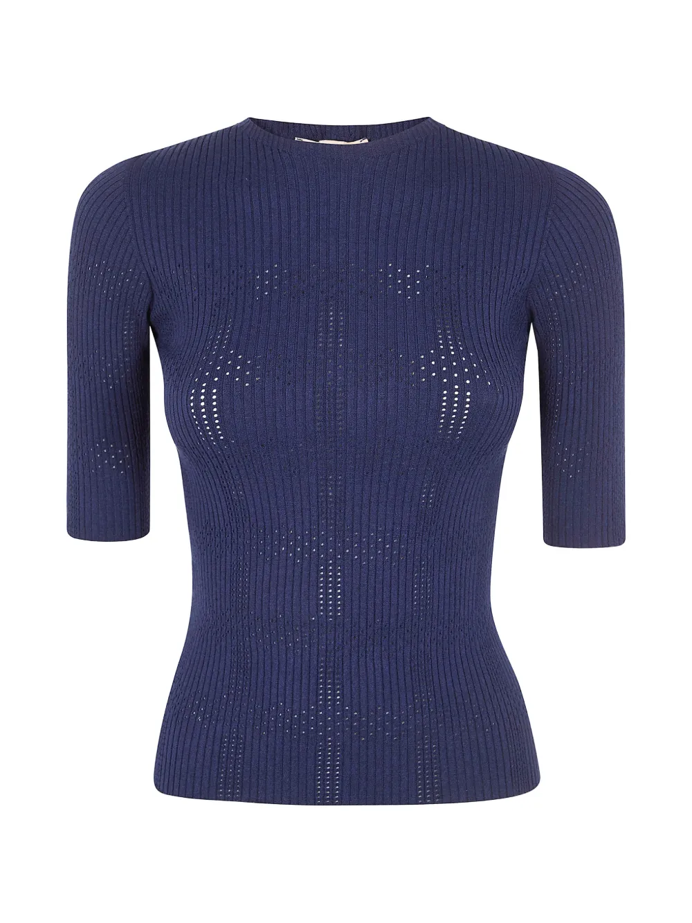 TWINSET ribbed top - Blu
