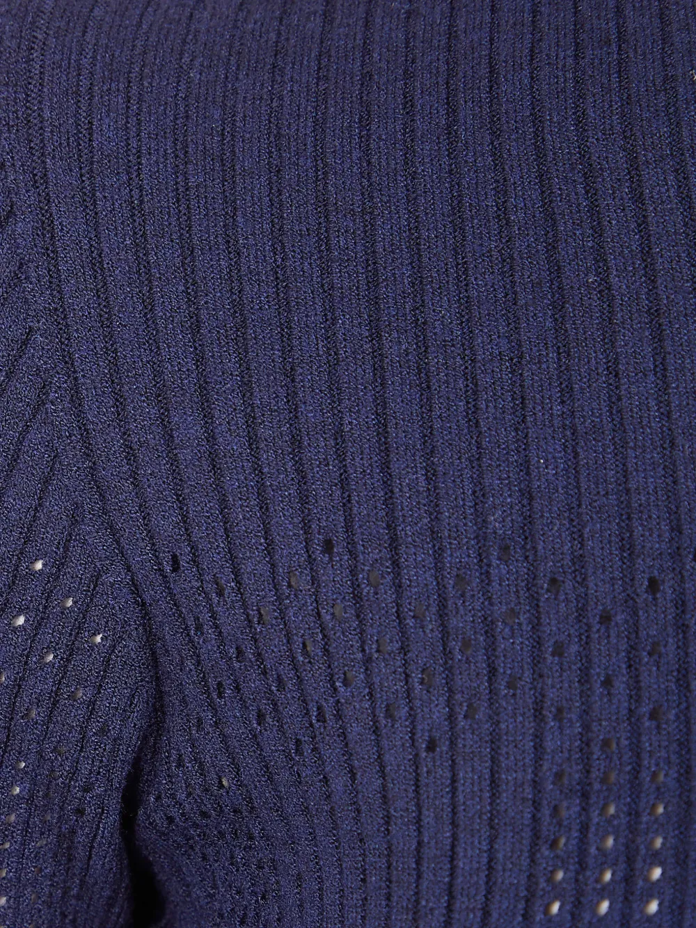  Twinset Ribbed Top - Blue 