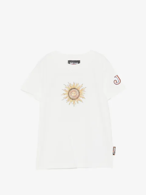 Just Cavalli sun-motif T-shirt