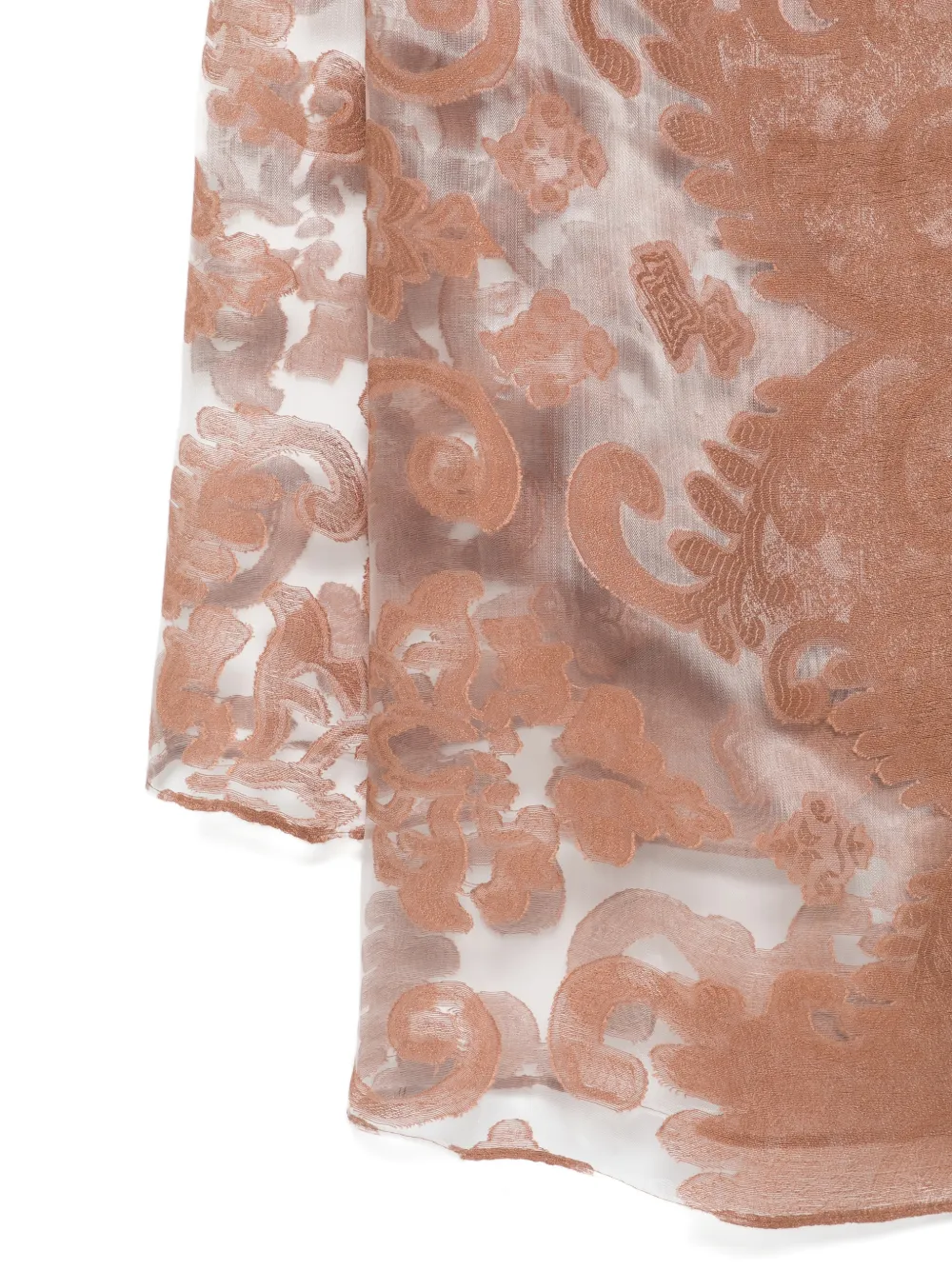  Twinset Floral-pattern Scarf - Brown 