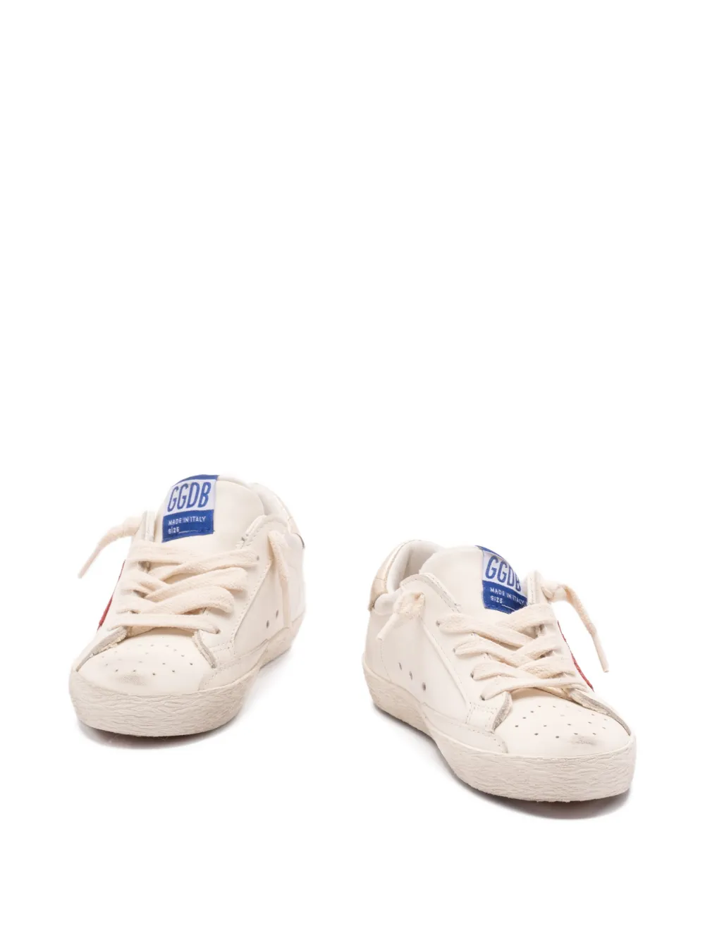 Golden Goose Kids Super-Star lace-up sneakers Wit