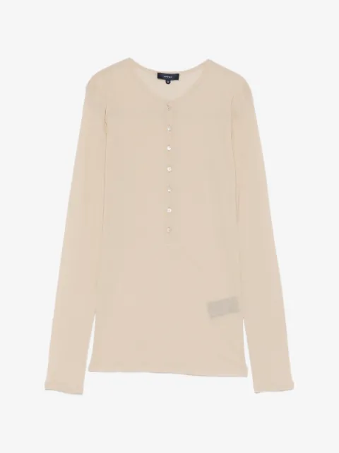 Soeur Isabella buttoned long-sleeved top