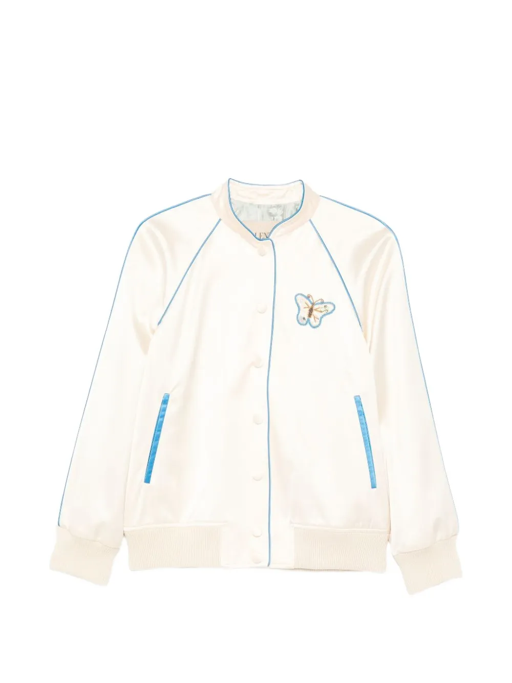 Valentino Garavani embroidered bomber jacket - Nude