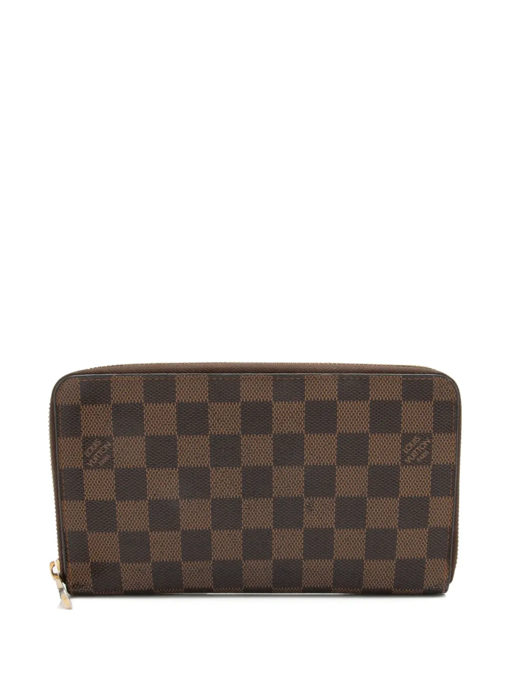 Louis Vuitton Pre-Owned 2009 Damier Ebene Zippy wallet - Marrone