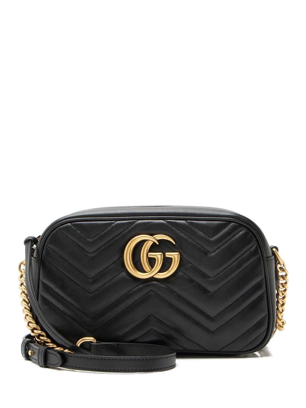 Gucci Pre-Owned 2022 small GG Marmont camera bag - Nero