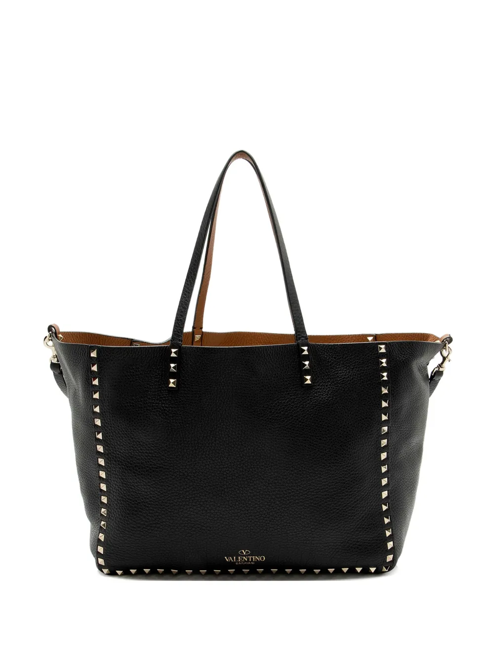 Valentino Garavani Pre-Owned medium Rockstud reversible tote bag - Nero