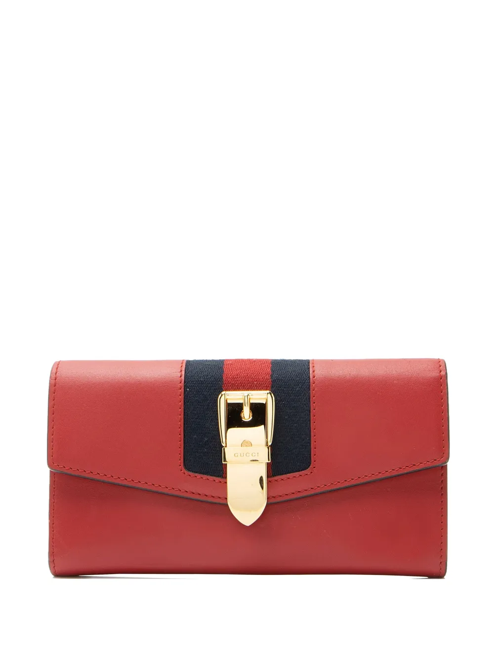 Gucci Pre-Owned Sylvie Continental wallet - Rosso