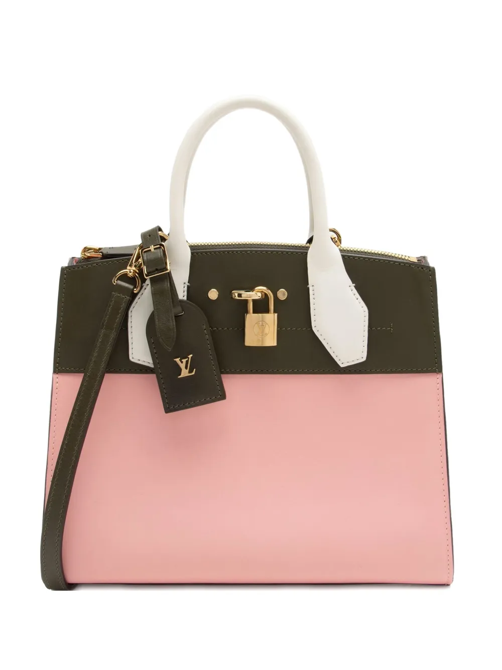 Louis Vuitton Pre-Owned Taurillon CIty Steamer PM tote bag - Rosa