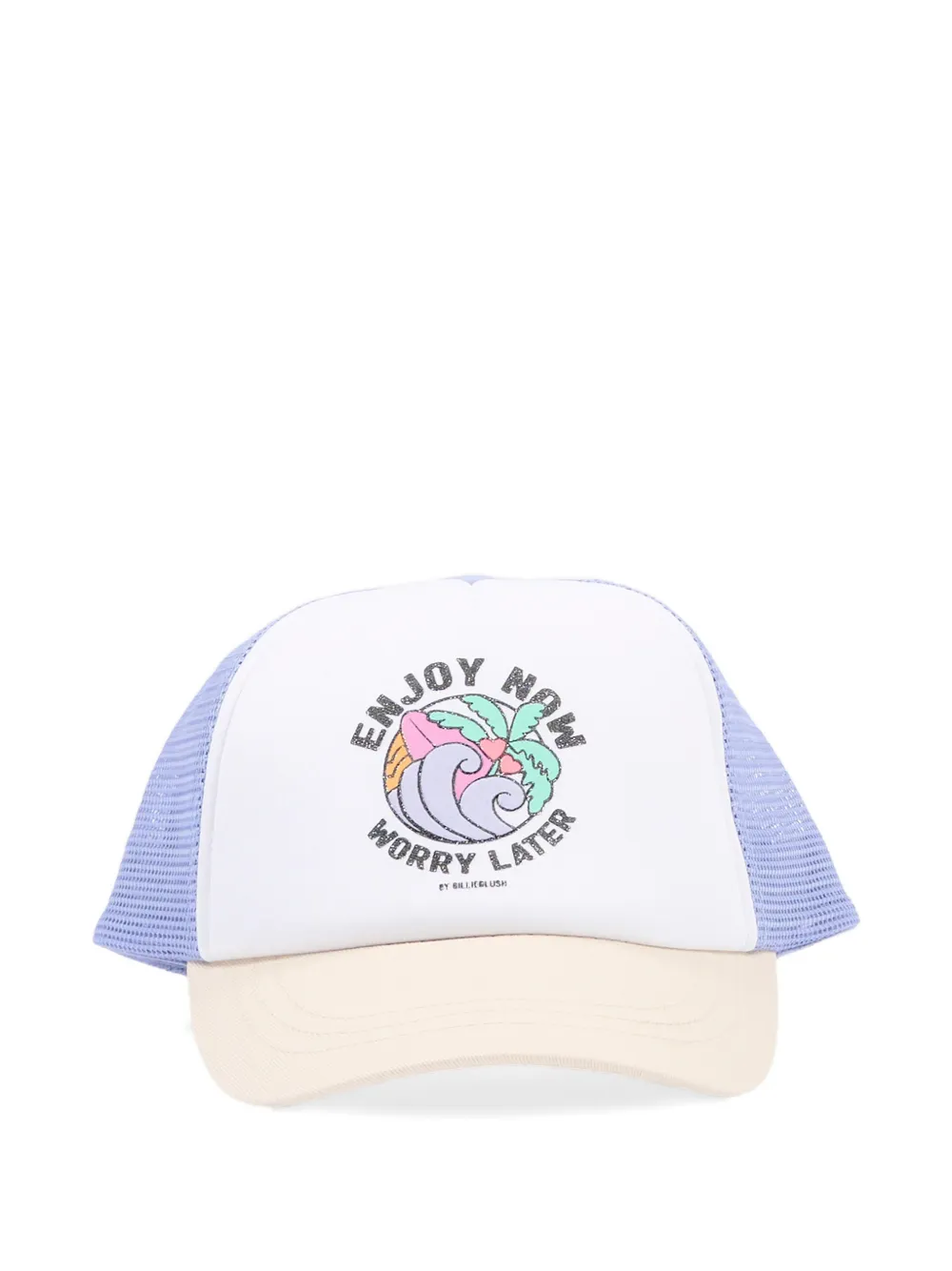 Billieblush graphic-print cap - Bianco