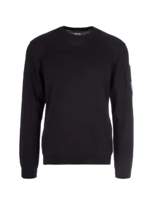 トップス C.P. COMPANY Knitwear Crew Neck C.P. Company crew-neck Sweater | Black | FARFETCH OM