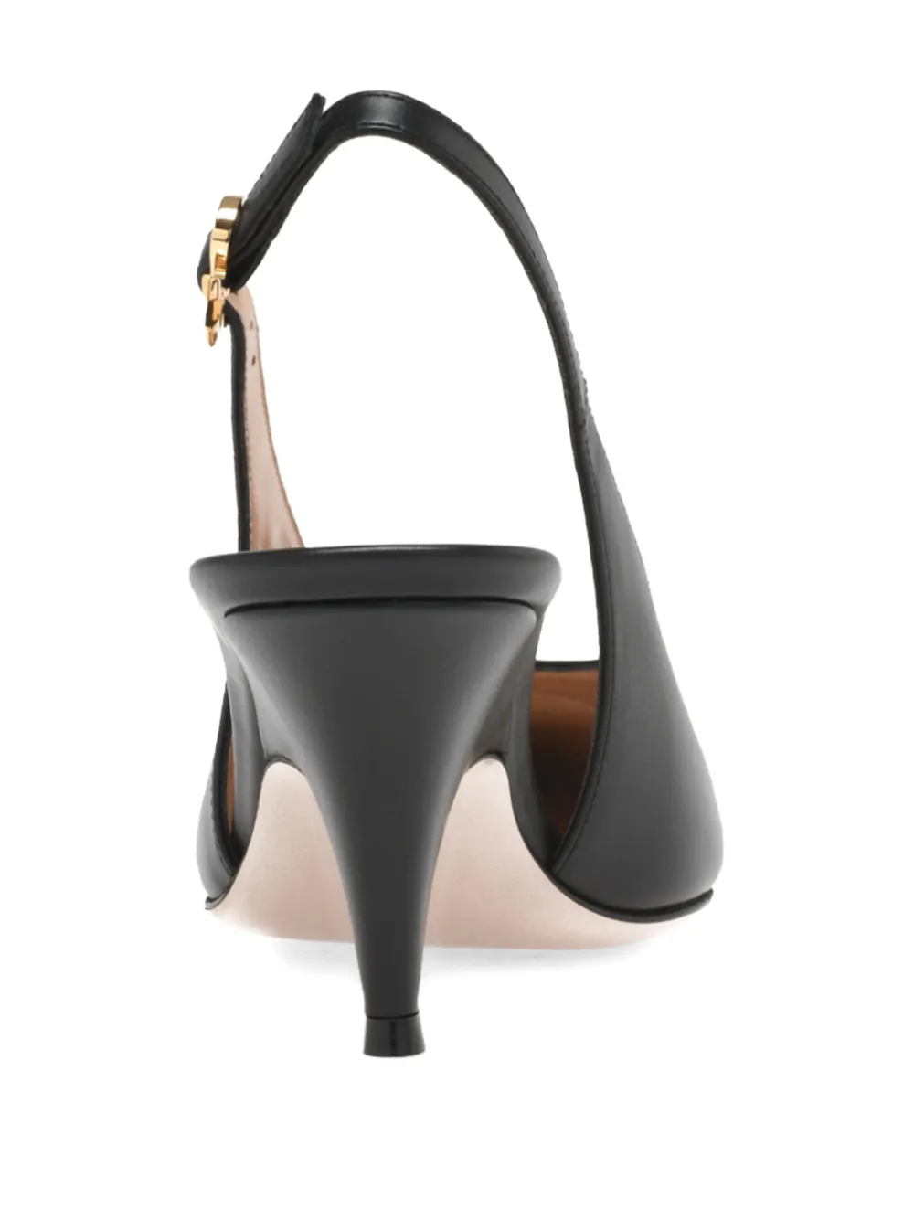 Gianvito Rossi Slingback pumps met puntige neus Zwart