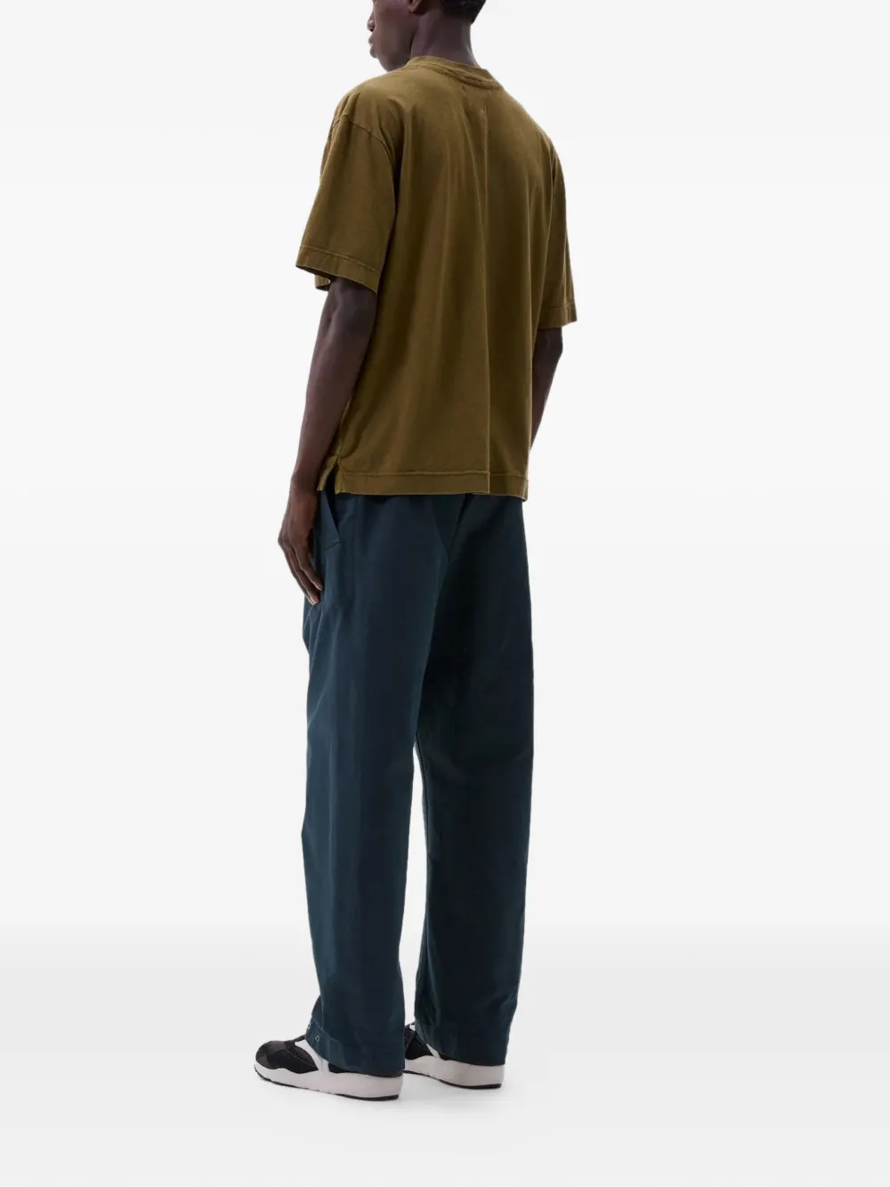 Press-Stud Elasticated Trousers