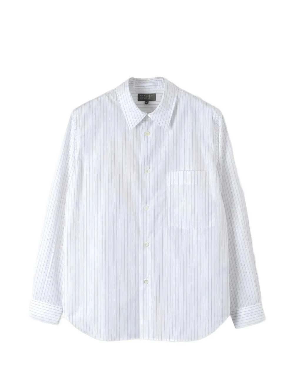 Margaret Howell pinstripe shirt - White