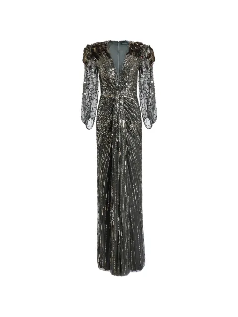 Jenny Packham Xenia sequin-embellished maxi dress