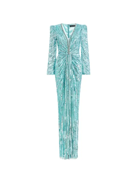 Jenny Packham Darcy sequin-embellishment maxi dress