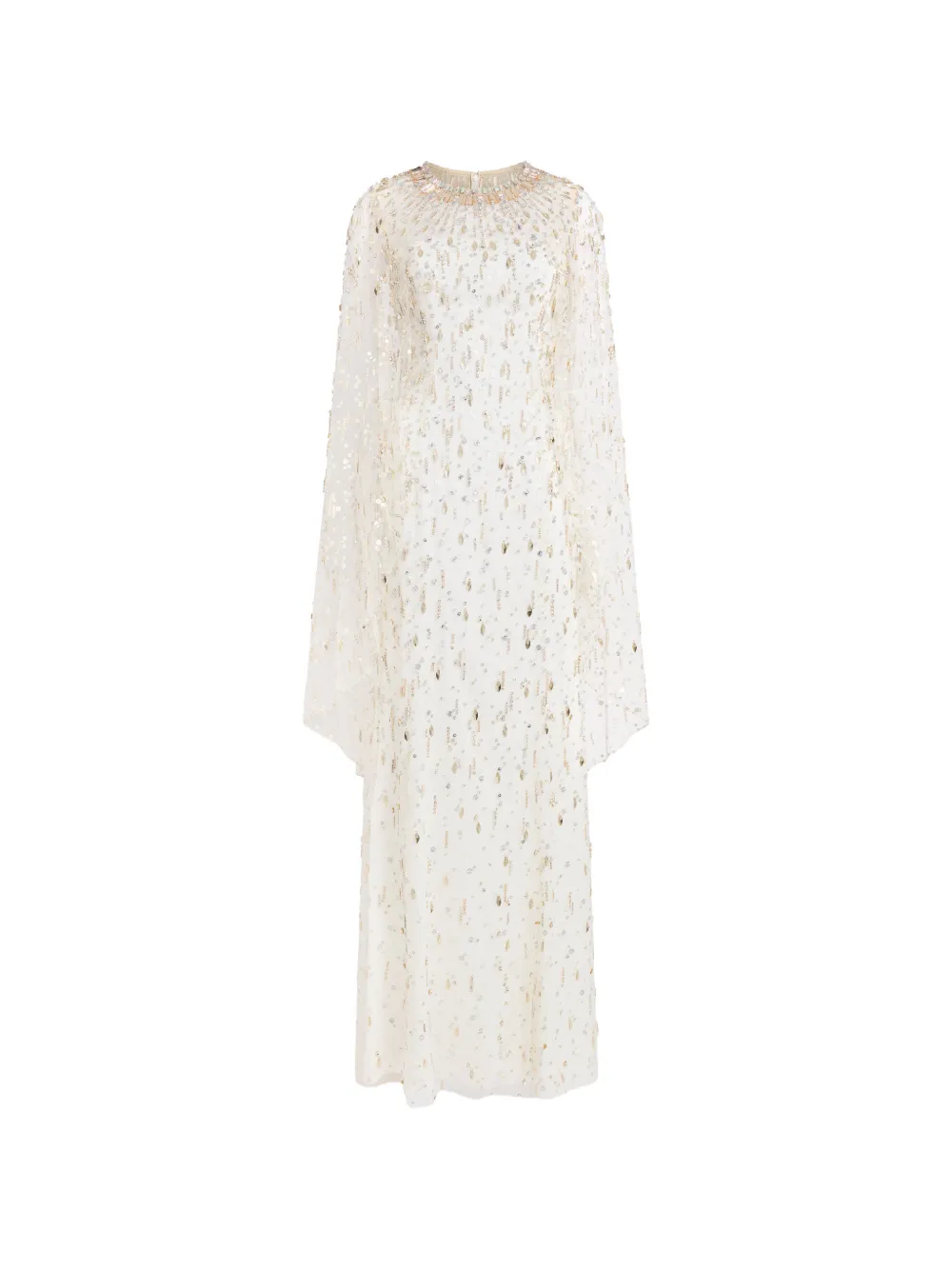 Jenny Packham Hestia embellished maxi dress - Bianco