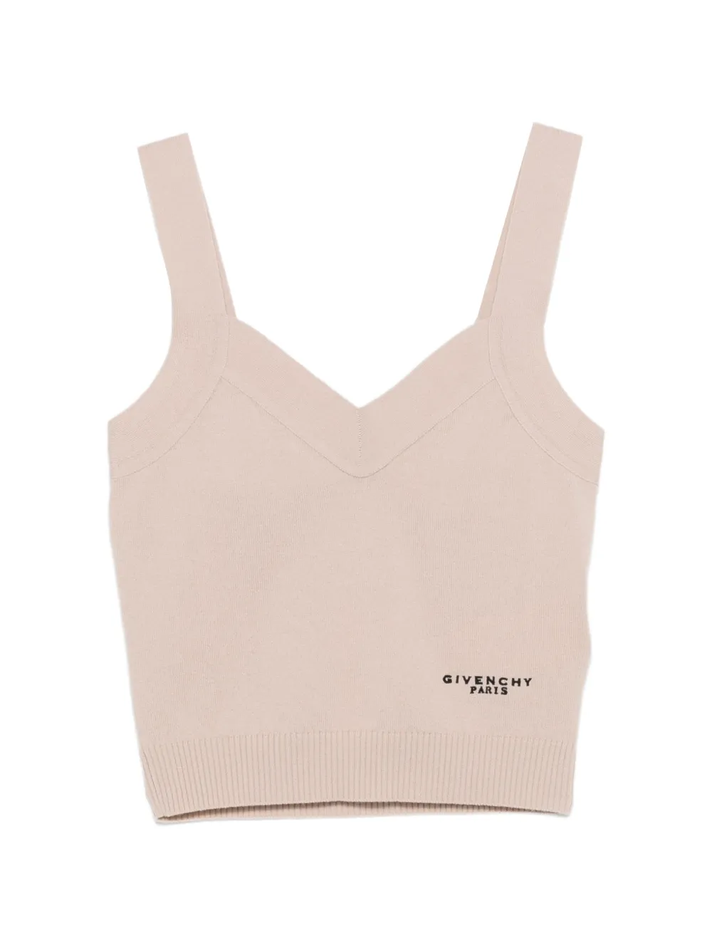 Givenchy V-neck knit top - Nude