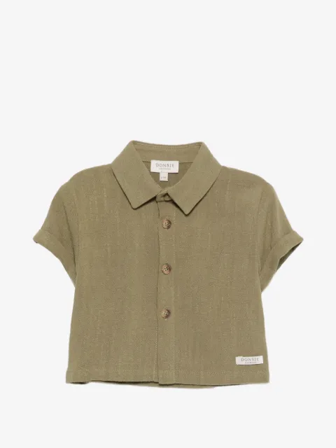 Donsje camisa de manga corta con botones