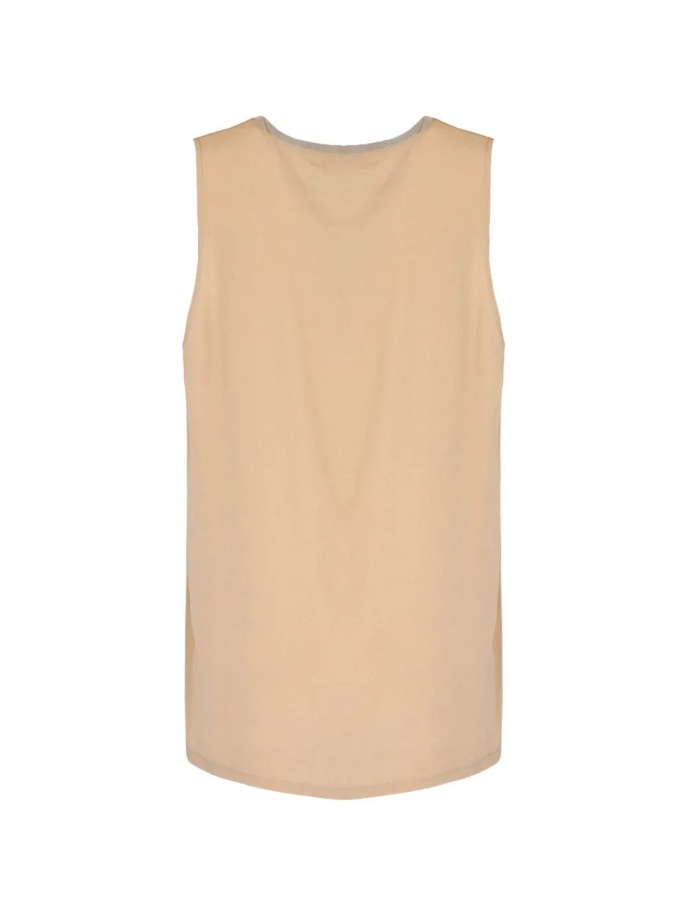 Fabiana Filippi Tulen top met V-hals Beige