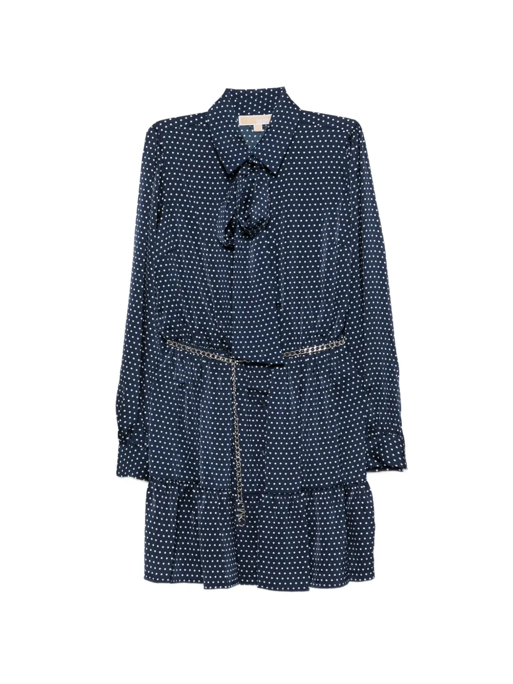 Michael Kors polka-dot tie dress - Blu