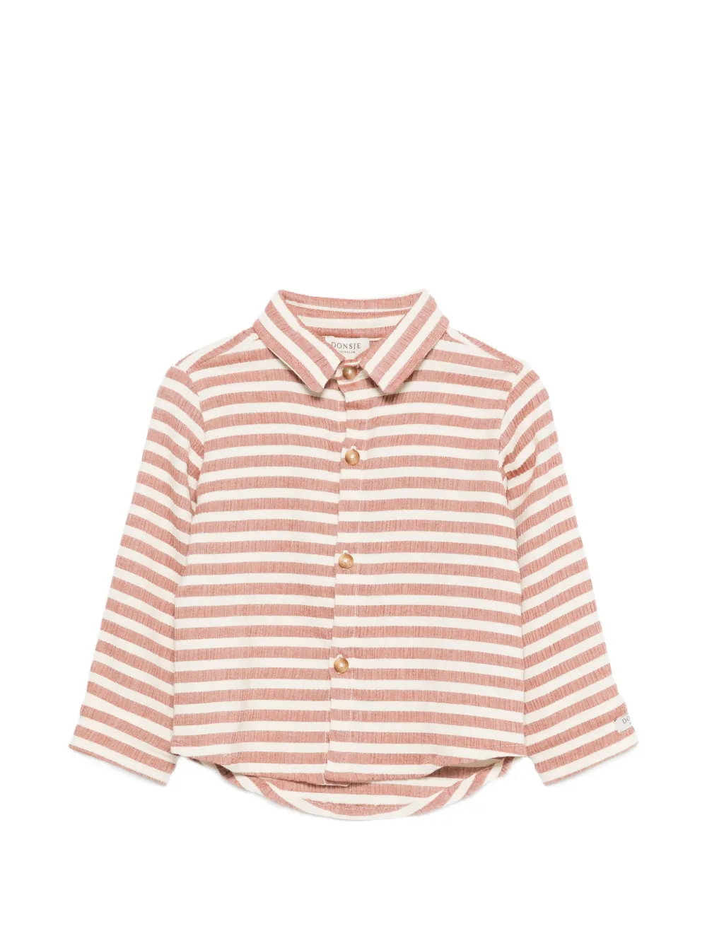 Donsje Leom striped buttoned shirt - Toni neutri