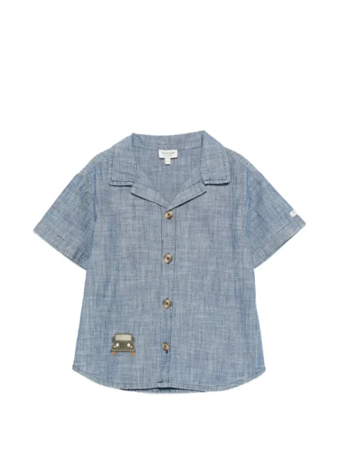 Donsje Ludon Jeep-embroidery button-down shirt 