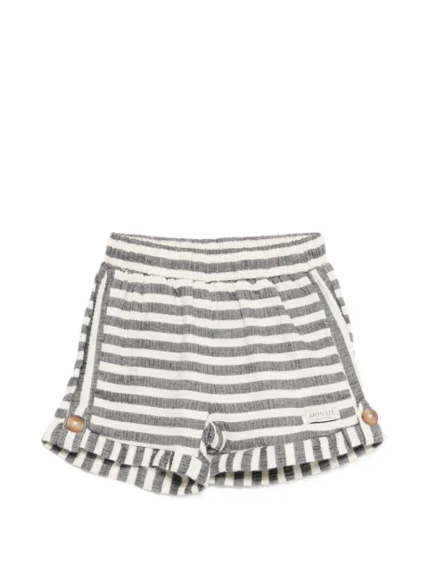 Donsje striped button shorts