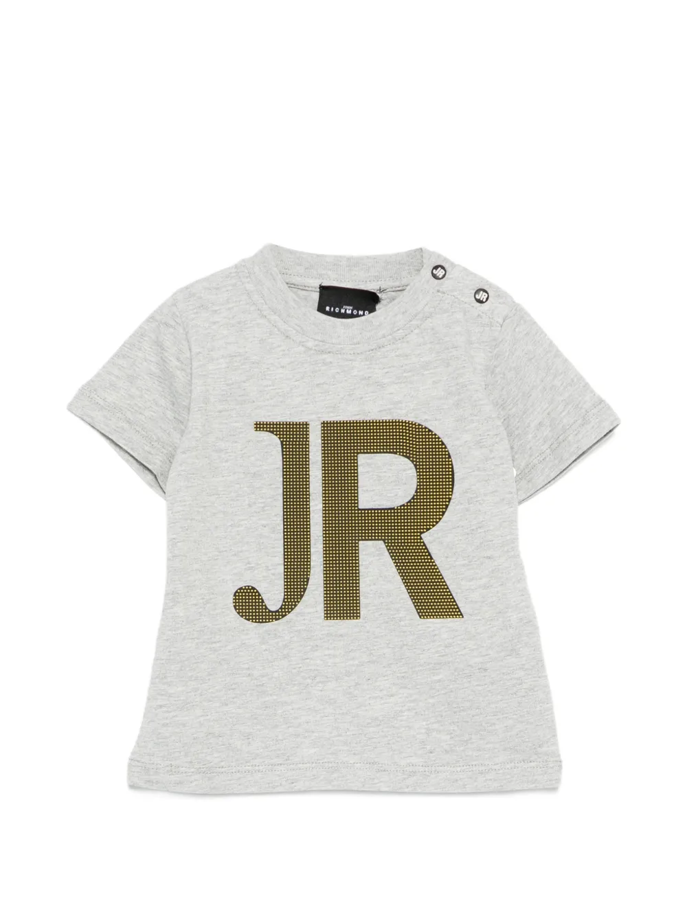 John Richmond Junior logo-print T-shirt - Grigio
