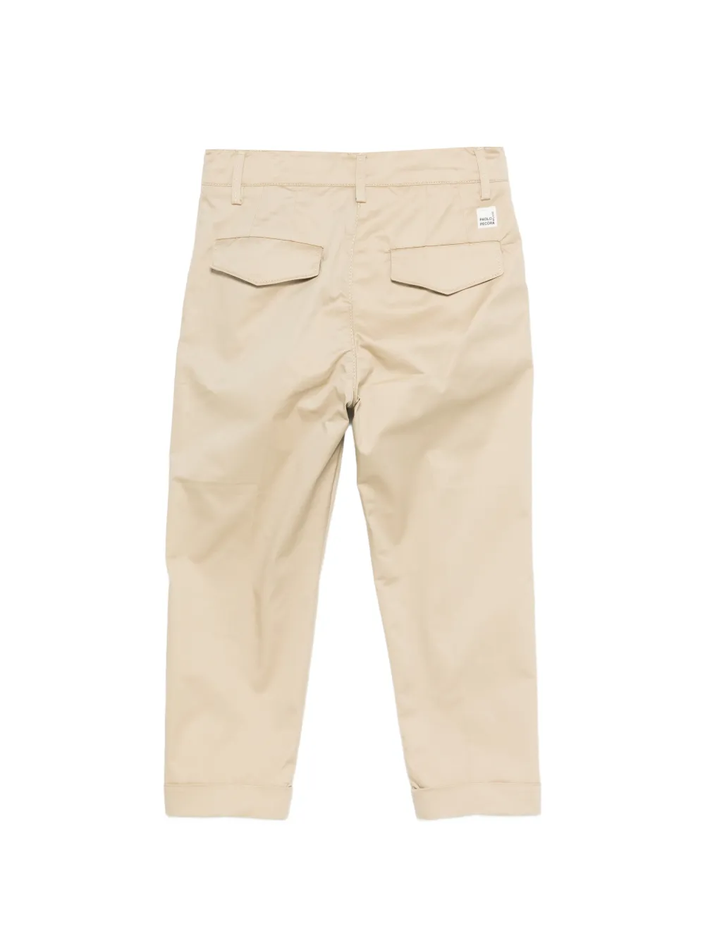  Paolo Pecora Kids Pleated-front Trousers - Neutrals 