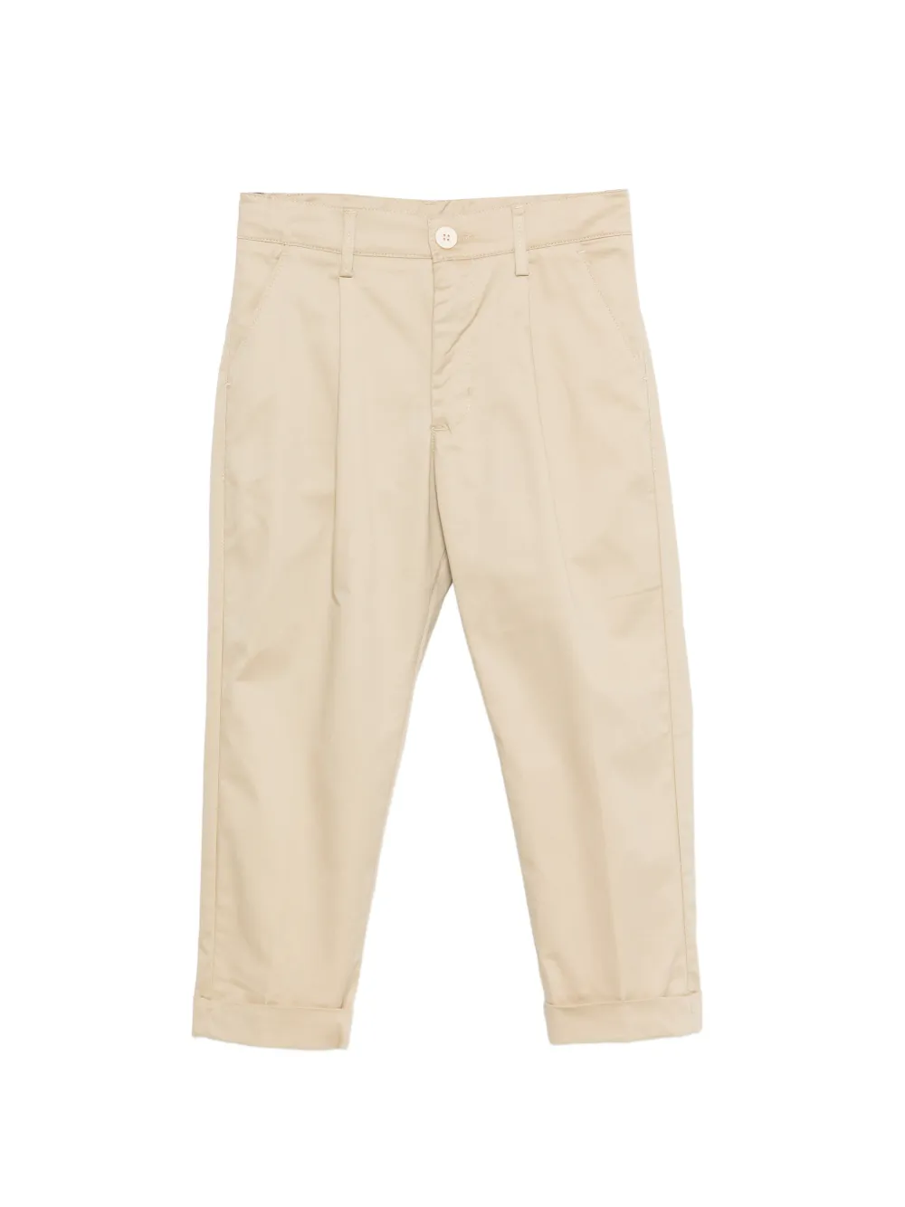 Paolo Pecora Kids pleated-front trousers - Toni neutri