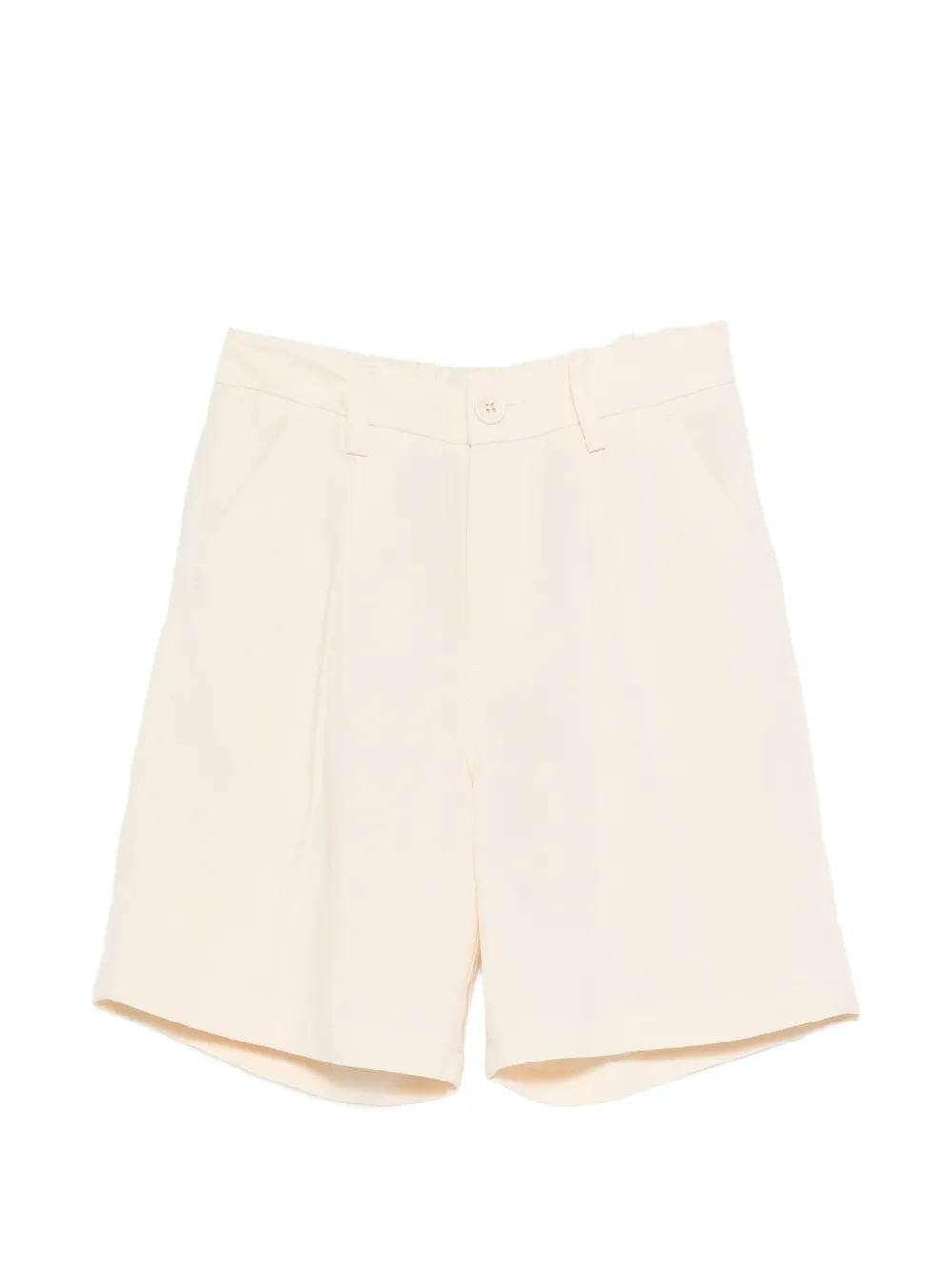 Paolo Pecora Kids pleated tailored shorts - Toni neutri