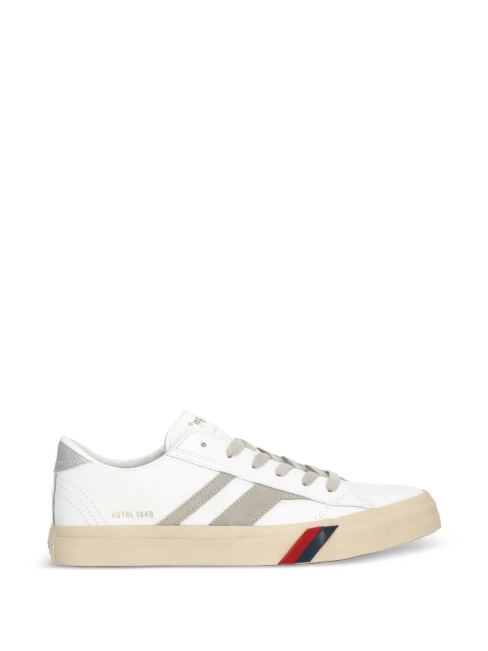 Pro-Keds Royal Classic striped leather sneakers - Bianco
