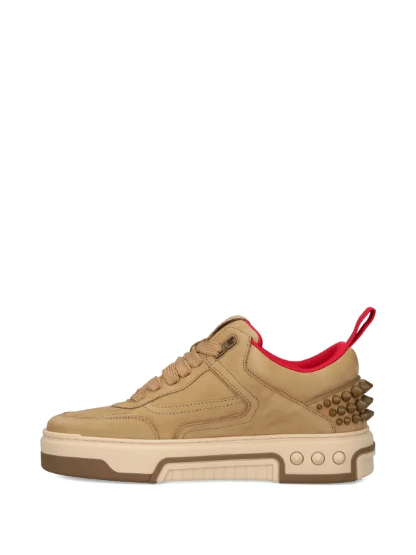 Christian Louboutin Astrolubi Studded Trainers | Neutrals | FARFETCH