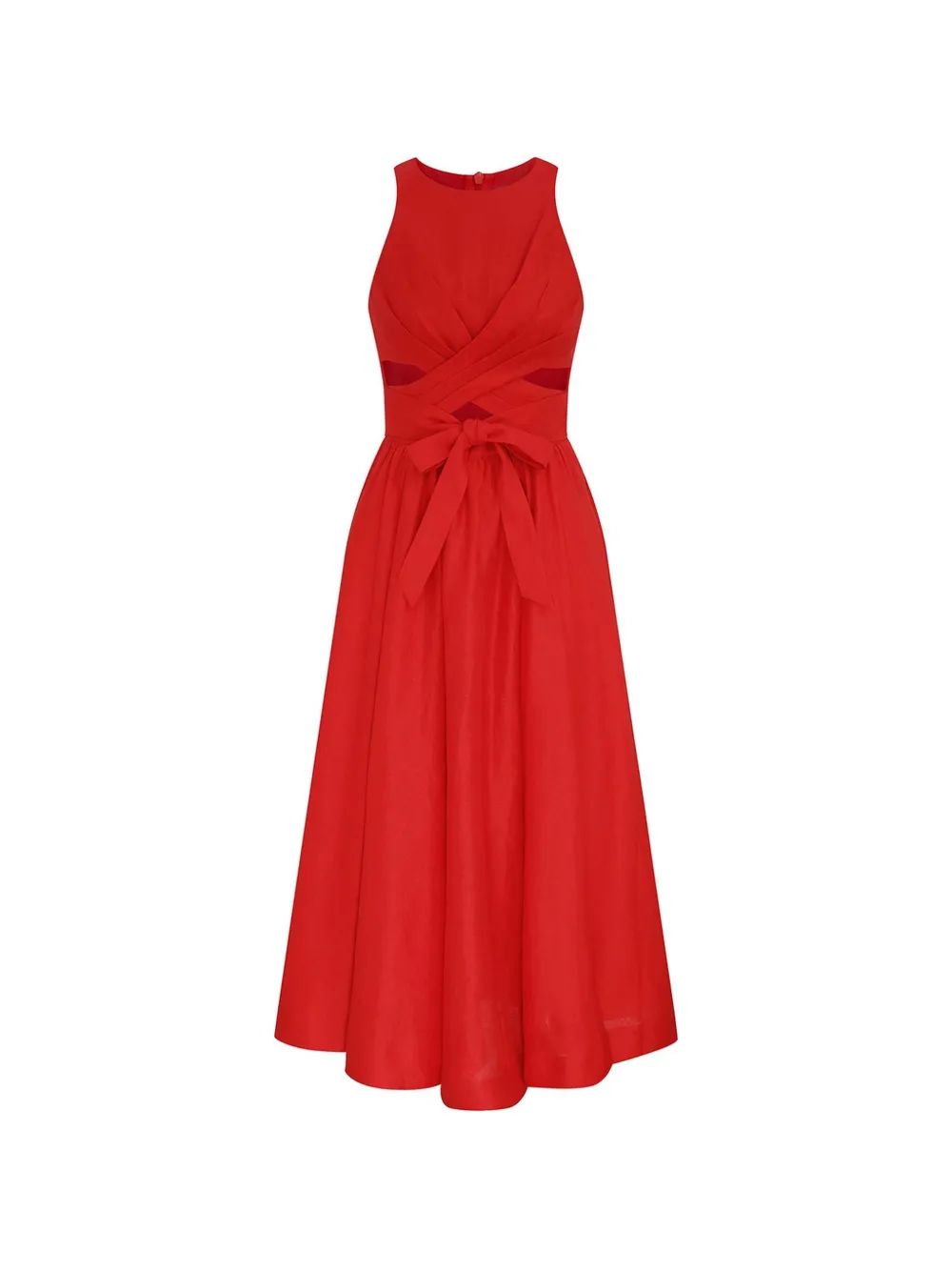 ZIMMERMANN Patience cut-out dress - Rosso