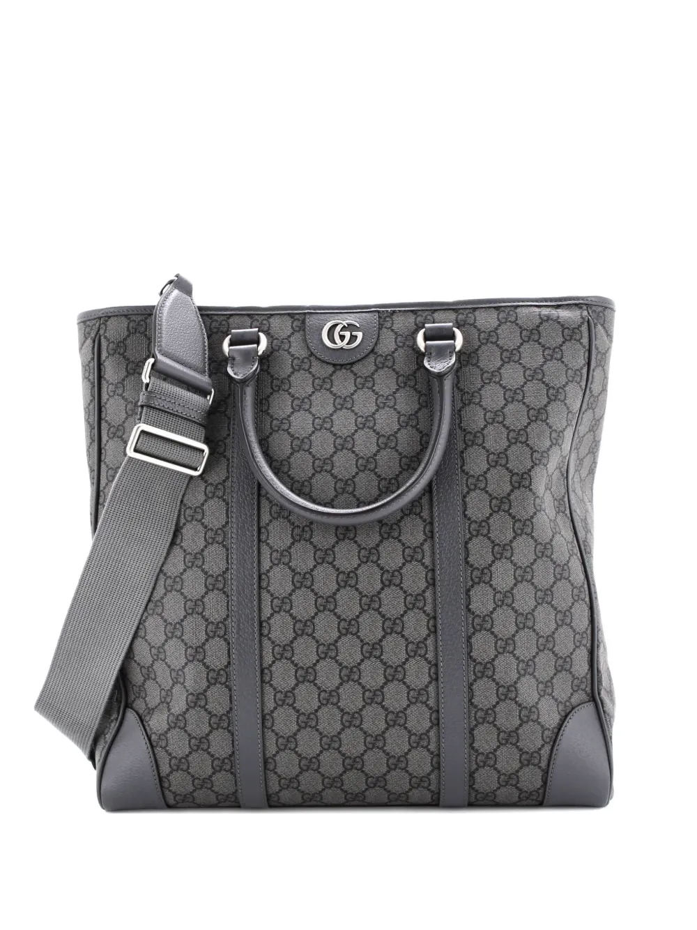 Gucci Pre-Owned Ophidia Convertible Open GG Coated Canvas Tall tote bag - Grigio