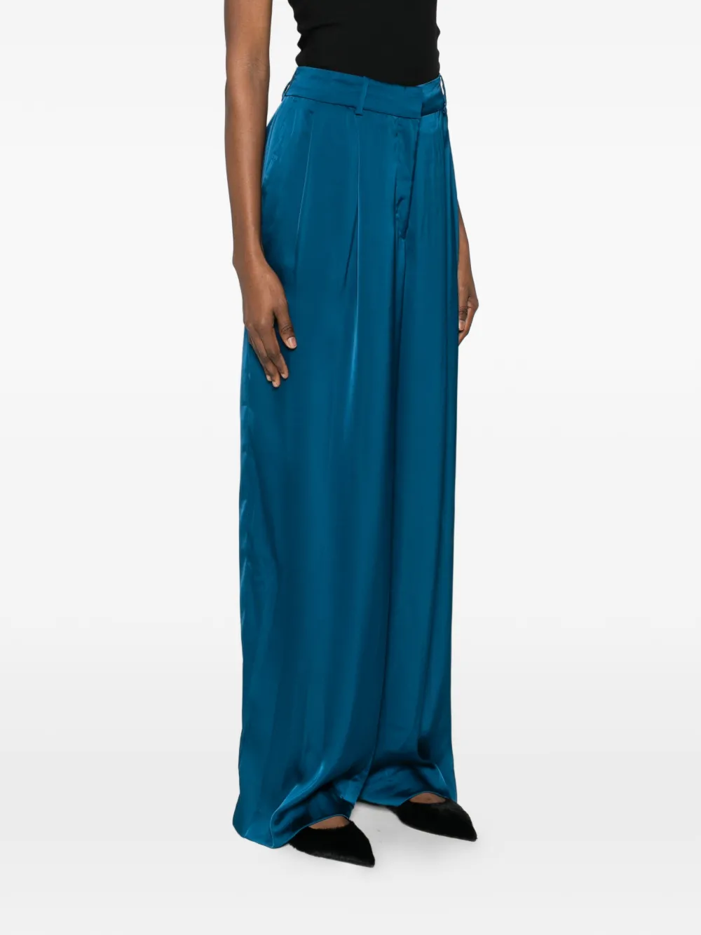  Michael Kors Pleated Trousers - Blue 