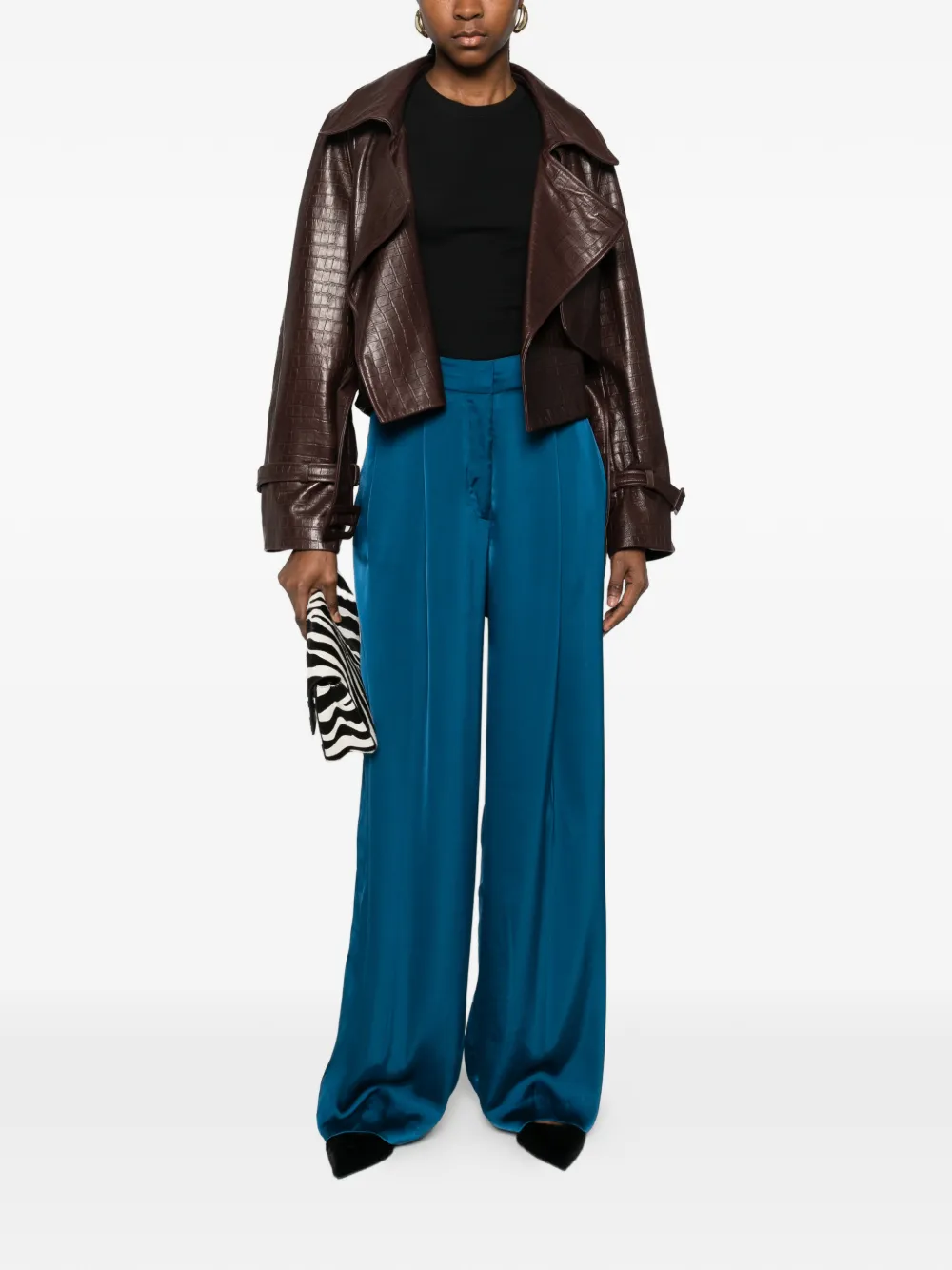  Michael Kors Pleated Trousers - Blue 