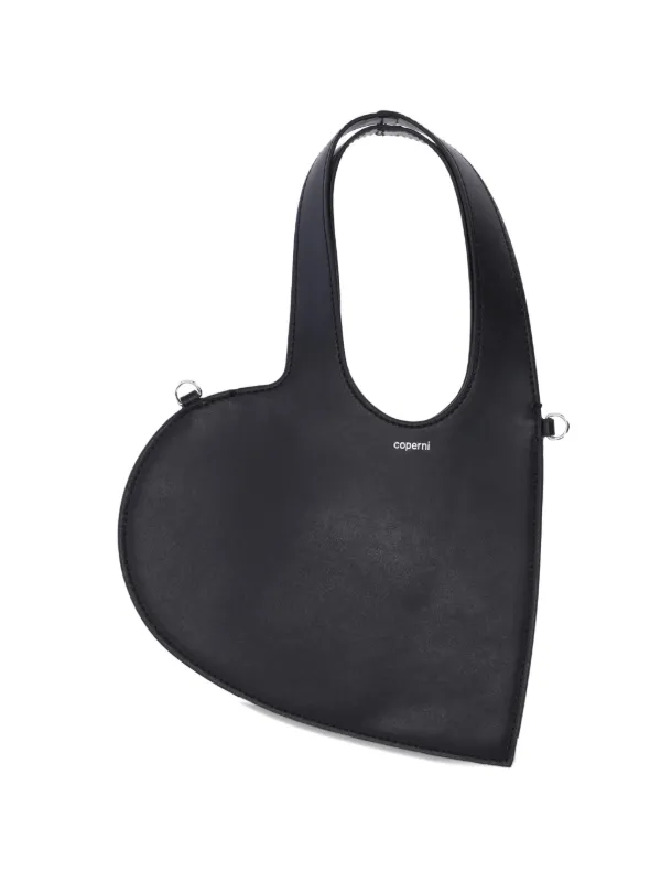 Coperni Baby Heart Mini Bag in Black