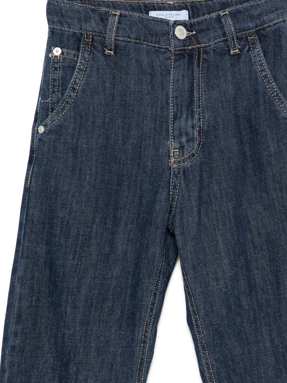 Paolo Pecora Kids Broek met zak Blauw