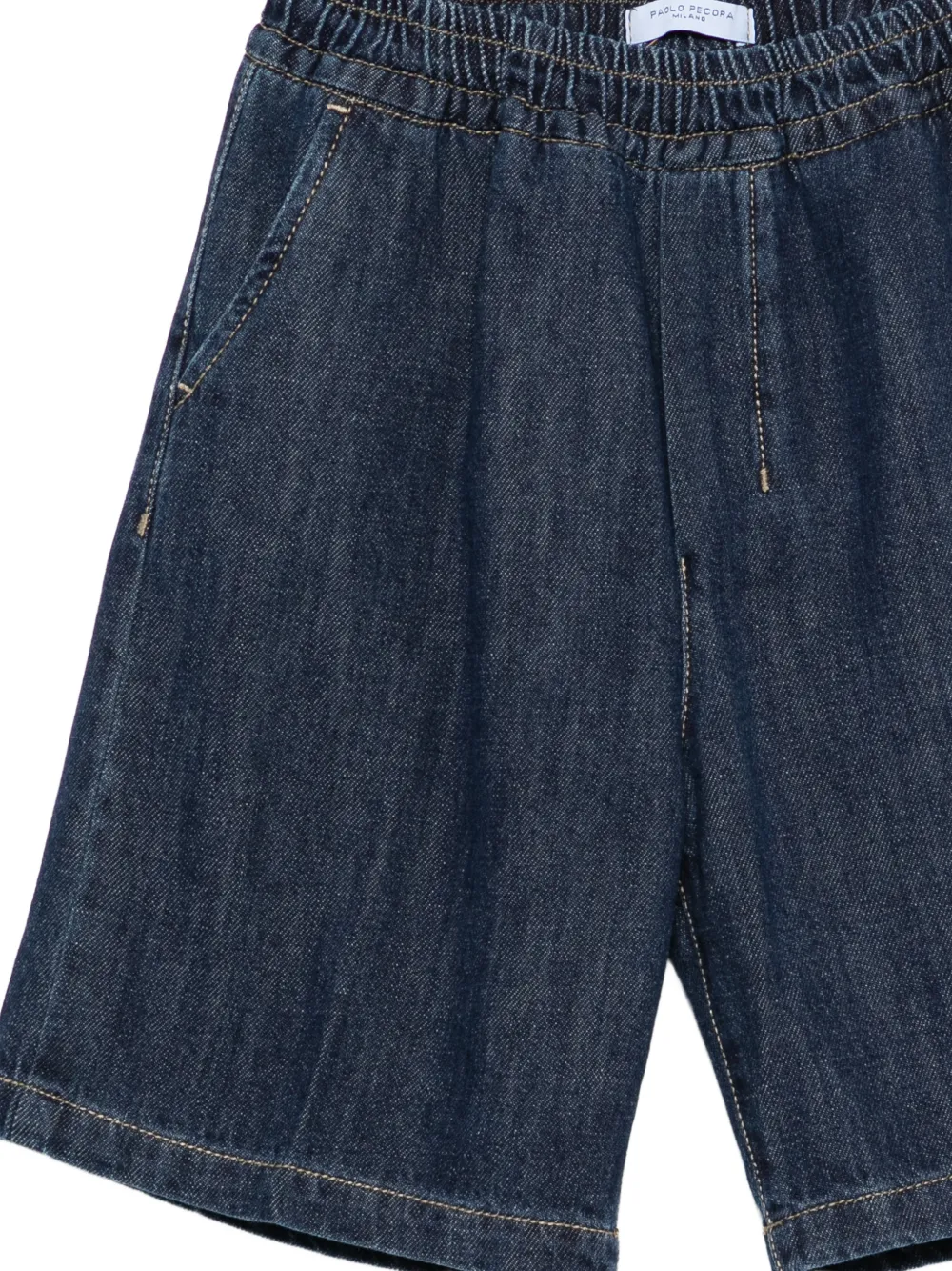 Elasticated Denim Shorts