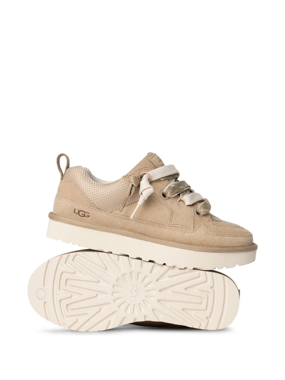 UGG Lowmel sneakers met contrast Beige
