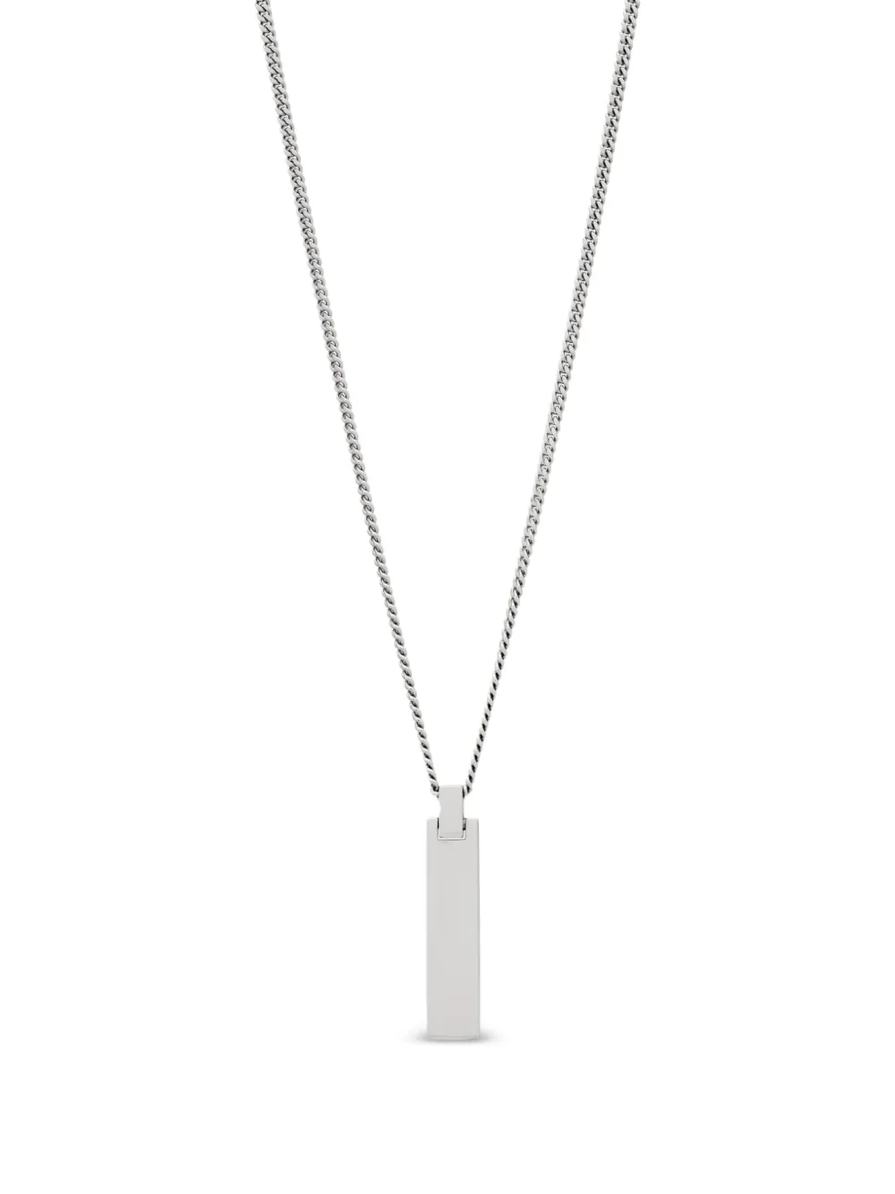 Tom Wood Collana con pendente ID - Argento