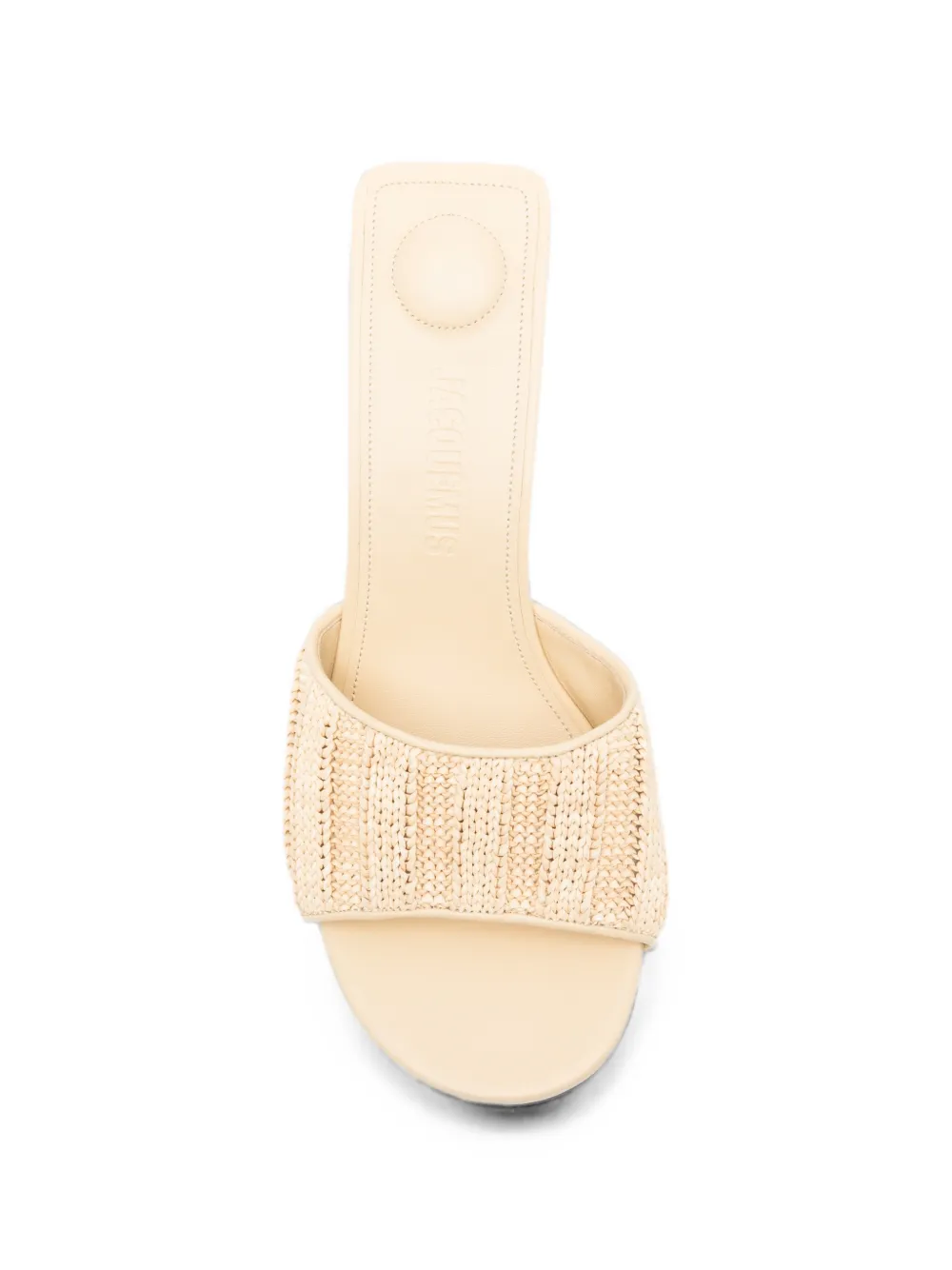 Jacquemus Cubisto woven open-toe sandals Beige