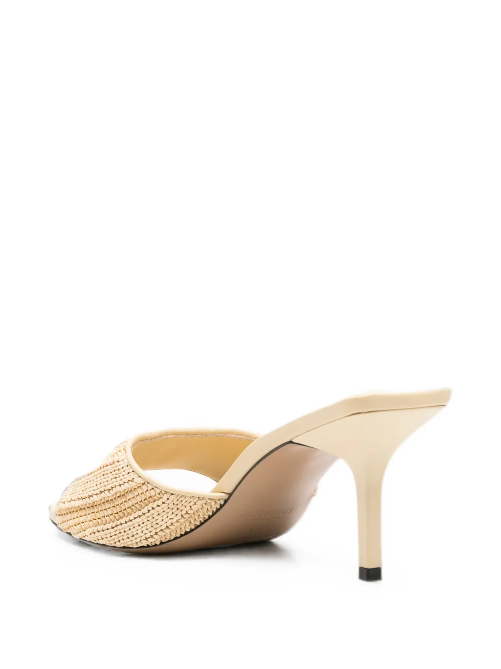 Jacquemus Cubisto woven open-toe sandals Beige